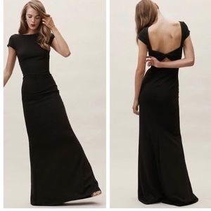 BHLDN Madison Dress. Size 2. Black